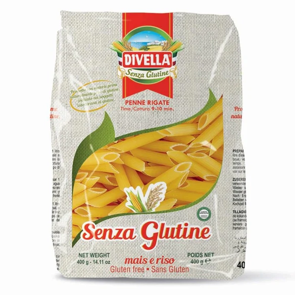 Divella Senza Glutine Penne Rigate (Gluten-Free Penne)