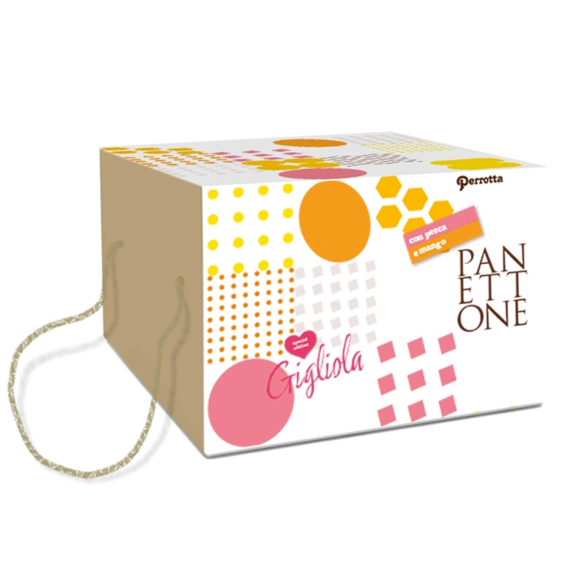 Perrotta Panettone Con Pesca e mango (Peach and Mango)